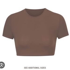 SKIMS | Fits Everybody Super Crop Tee + Boyshort